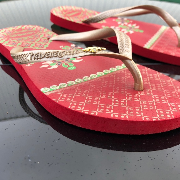 havaianas slim red